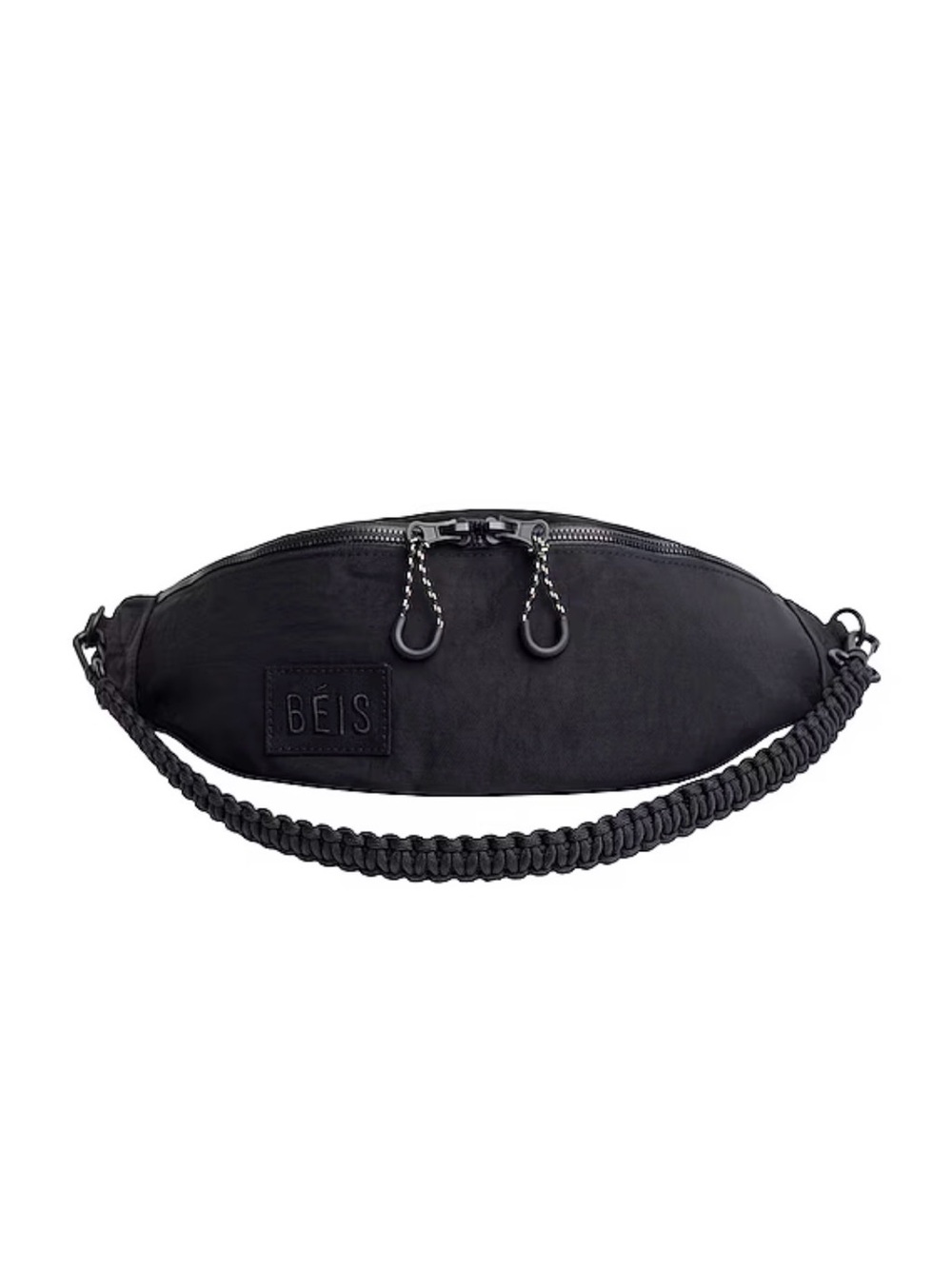 BEIS Black Sling Pack — Compact Waist Bag - Picture 2 of 5